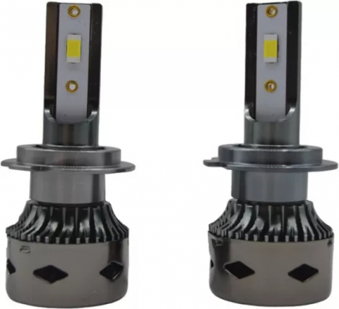 Set 2 becuri auto D8 H7 100W, 15000 lumeni, cooler de racire [2]