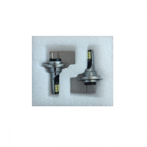 Set 2 becuri auto, model 3030-12SMD, soclu H7, putere set 60W, 6800 lumeni, culoare 6000K [1]