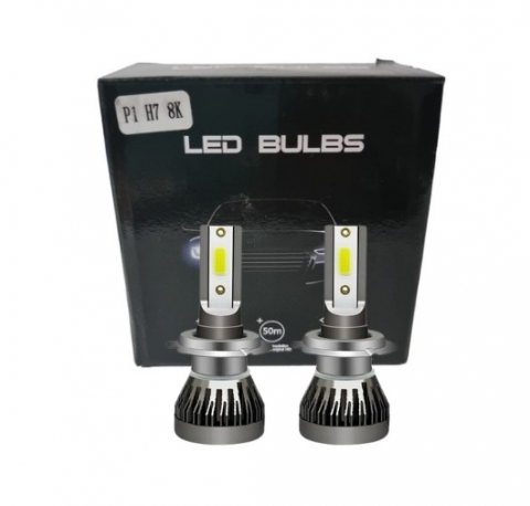 Lumini auto - Set 2 becuri auto soclu H7, putere set 72W - 7600 lumeni
