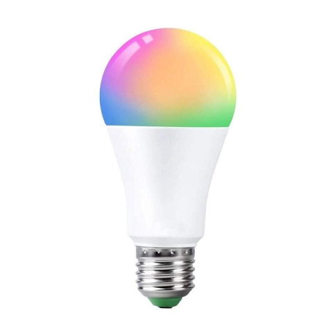 Set 2 becuri LED, RGB, 10 W, E27, cu telecomanda, 16 culori, 7x13 cm [1]