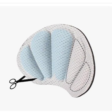 Set 2 branturi cu pernite pentru calcaie, design ingrosat – Suport moale si ergonomic pentru confort, amortizare si protectie la mers [4]