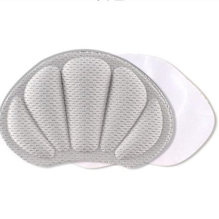 Accesorii incaltaminte - Set 2 branturi cu pernite pentru calcaie, designe ingrosat - Gri
