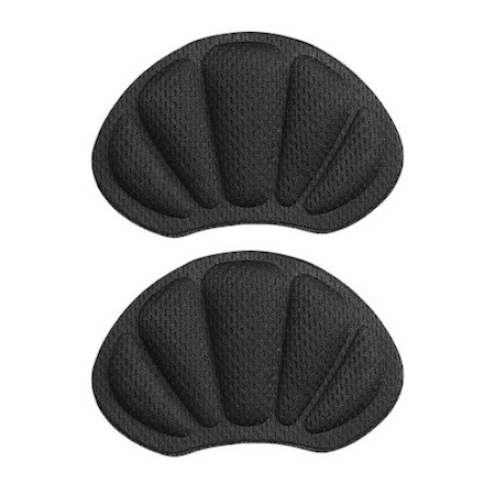 Accesorii incaltaminte - Set 2 branturi cu pernite pentru calcaie, designe ingrosat - Negru