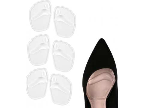 Set 2 branturi pentru pantofi, silicon, protectie impotriva bataturilor, adeziv, transparent [12]