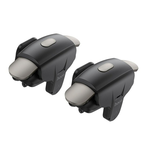 Accesorii telefon - Set 2 butoane gaming tip trigger, model GM6, pentru telefon, 4 nivele de viteza, compatibilitate Android si iOS, negru