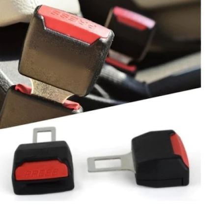 Set 2 adaptoare centura de siguranta falsa,dezactivare avertizare sonora - Negru [1]