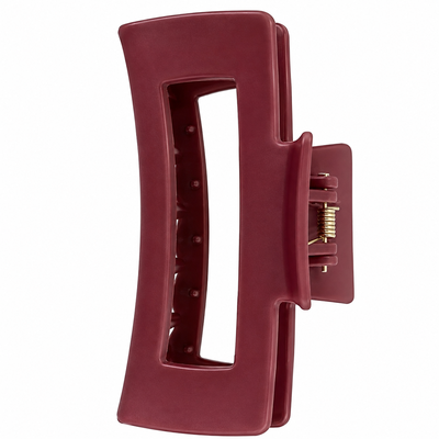 Set 2 clame par, culori variate 10.3 x 5 cm, selectate aleatoriu, clesti lati din plastic rigid cu dinti curbati si arc metalic, pentru par lung, gros si voluminos [15]