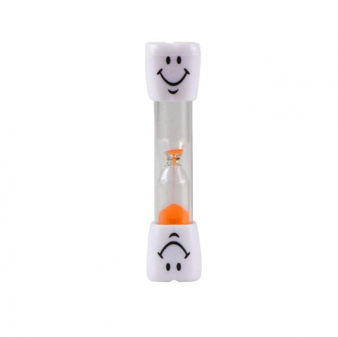 Set 2 clepsidre pentru perierea dintilor, 3 minute, 10 x 2.5 cm, portocaliu [5]