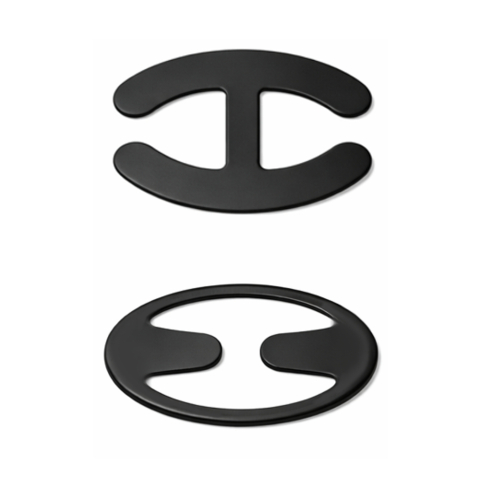 Set 2 clipsuri bretele sutien tip H, negru, efect push up, fixare anti-alunecare, discret, reutilizabil