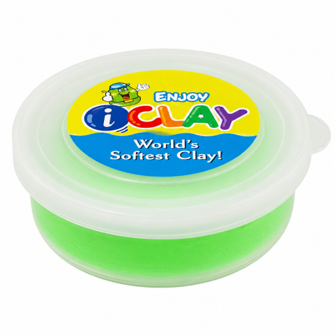 Set 2 culori plastilina neon pentru proiecte artistice, verde neon si roz neon, 2 x 18 g [3]