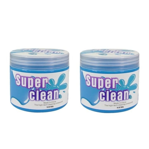 CASA & GRADINA - Set 2 cutii cu slime, gel pentru curatarea spatiilor greu accesibile, multifunctional - Albastru