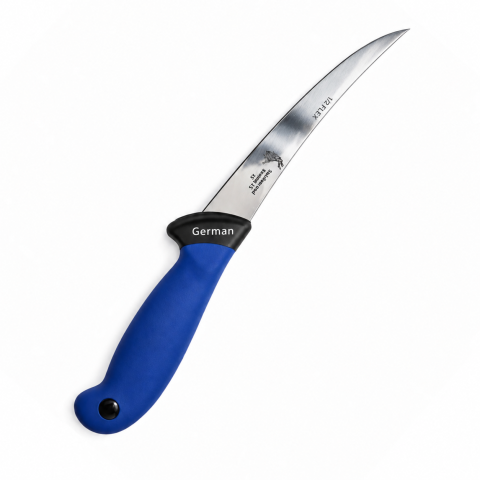 Set 2 cutite pentru carne 29 cm, lama curbata 15 cm, 90 g/buc, otel inoxidabil, maner ergonomic, culori aleatorii [4]