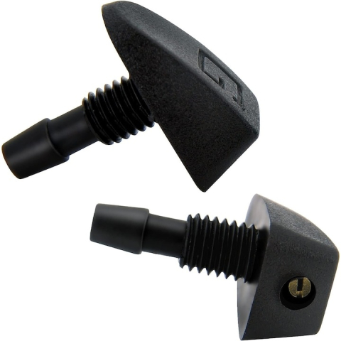 Set 2 duze universale de spalare pentru parbriz, model reglabil tip ceata, plastic rezistent, 3.5x2.7 cm, culoare neagra [6]