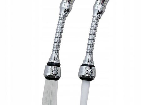 Set 2 extensii robinet flexibila 360 grade cu 2 moduri de pulverizare 13 cm lungime [6]