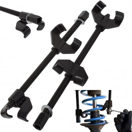 Scule auto - Set 2 prese extractoare, intinzatori cu cleme pentru arcuri, amortizoare auto, 380 mm