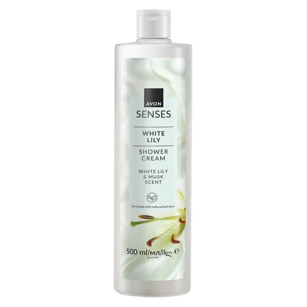 Set 2 Geluri de Dus Senses, Ocean Surge pentru El + White Lily pentru Ea, 2 x 500 ml, Avon [2]