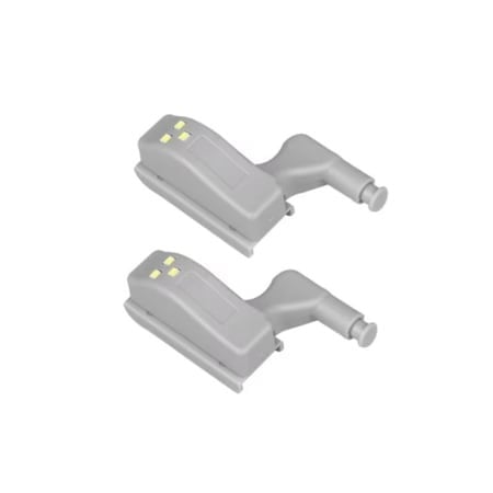 CASA & GRADINA - Set 2 Iluminatoare cu 3 leduri si baterie pentru montare la balamale,dulapuri,usi,spatii intunecate