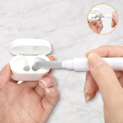 Set 2 kituri de curatare 5 in 1 pentru casti wireless, AirPods, smartphone, tastatura si aparate foto, accesorii multifunctionale pentru intretinerea dispozitivelor electronice [3]