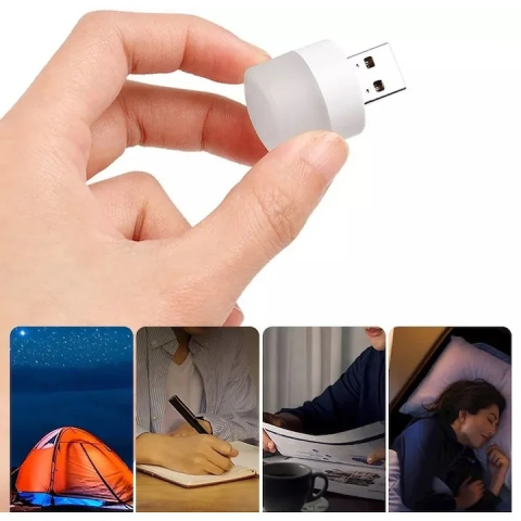Set 2 Lămpi Mini LED USB – Lumină Albă Rece 6000K, 1W, Portabile pentru Laptop, Powerbank sau Auto [3]