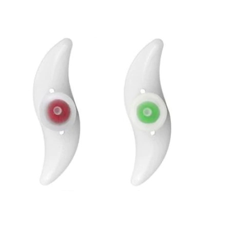 Ciclism - Set 2 lumini LED pentru spite de bicicleta - Rosu/Verde