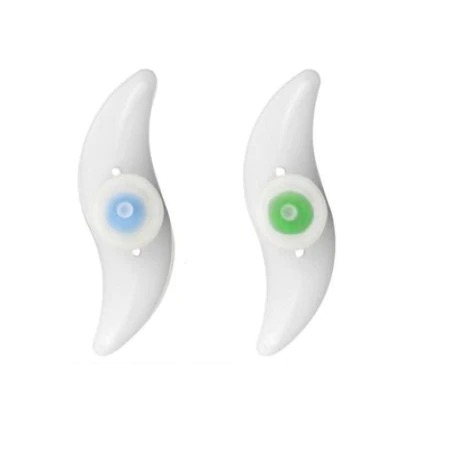 Ciclism - Set 2 lumini LED pentru spite de bicicleta - Albastru/Verde