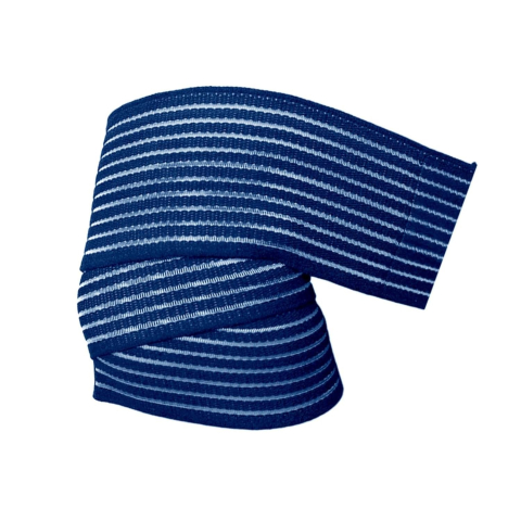 Set 2 Orteze Elastice Universale pentru Picior sau Mana, cu Prindere Velcro, 180 x 7.5 cm, Nailon Elastic, Compresie Reglabila, Reutilizabile, Albastru [2]