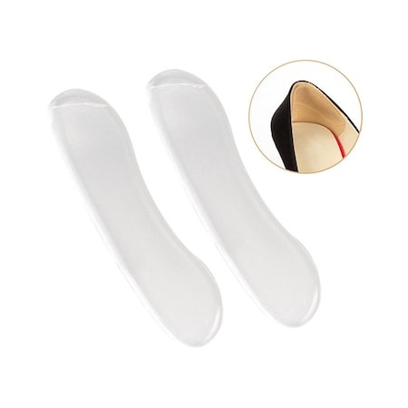 Accesorii incaltaminte - Set 2 pernite anti alunecare si anti disconfort pentru calcaie din silicon, transparente