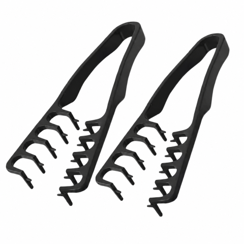 Perii păr - Set 2 Piepteni de Volum din ABS pentru Femei si Barbati, 19 x 9 cm, Negru