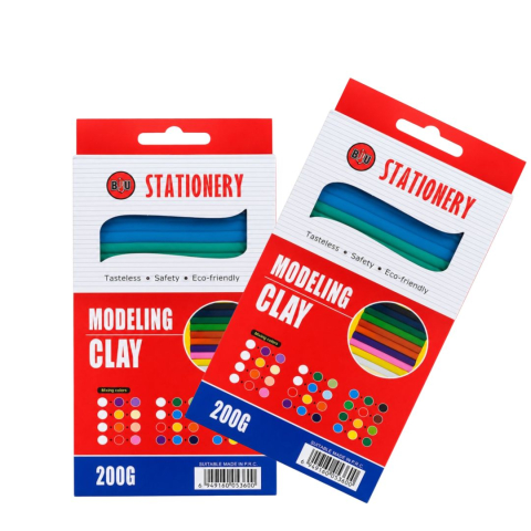 Set 2 plastiline multicolor 400 g, 20 batoane colorate, non-toxice pentru copii, modelaj, joaca educativa, creatii artistice, scoala si gradinita