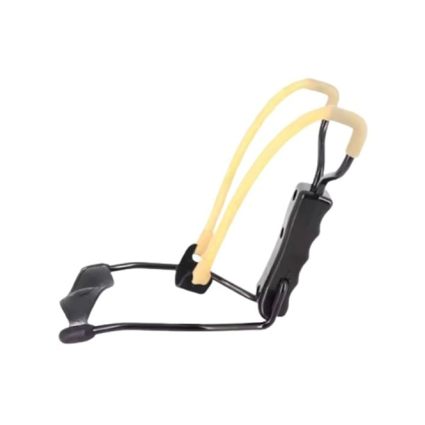 Set 2 prastii metalice profesionale cu suport incheietura, maner antiderapant, elastic dublu, 18 cm, tir sportiv outdoor [1]