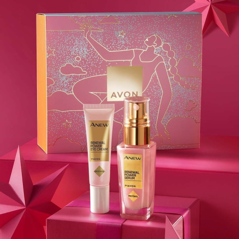 Set 2 produse pentru ingrijirea tenului Avon Anew Power Couple Serum & Eye Set – ser si crema pentru ochi, anti-imbatranire, tehnologie Protinol, pentru toate tipurile de ten – zi si noapte [11]