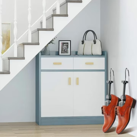 Set 2 sanuri incaltaminte reglabile, pentru largire si alungire pantofi, ABS si metal, marime 39-43, universale, gri [8]