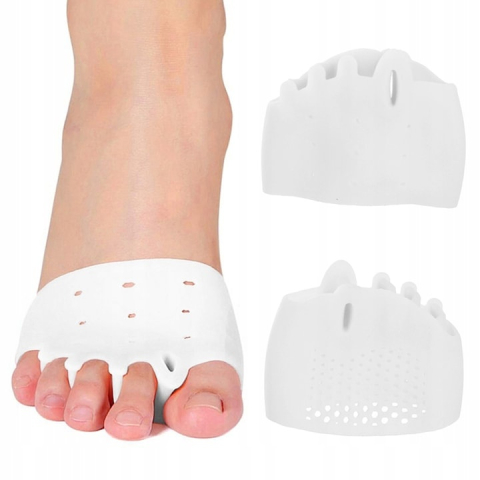 Set 2 separatoare din gel pentru degete de la picioare, suport corector pentru hallux valgus si suprapunere degete Descriere Acest set de 2 separatoare din gel pentru degete de la picioare este concep [2]