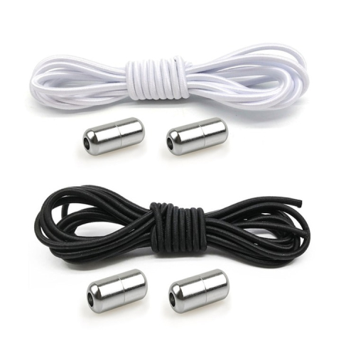 Accesorii incaltaminte - Set 2 sireturi elastice cu sistem de prindere si capsula metalica – Inchidere rapida fara legare, potrivite pentru toate tipurile de incaltaminte