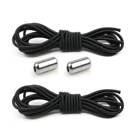 Set 2 sireturi elastice cu sistem de prindere si capsula metalica – Inchidere rapida fara legare, potrivite pentru toate tipurile de incaltaminte [2]