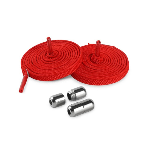 CASA & GRADINA - Set 2 sireturi reglabile cu 2 prinderi metalice la capete - Rosu