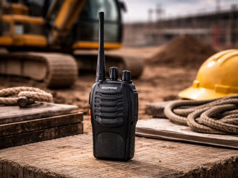 Set 2 statii radio portabile, 16 canale, raza de actiune pana la 8 km, frecventa 400-470 MHz, baterie 1500 mAh, casti si incarcatoare incluse, negru [3]