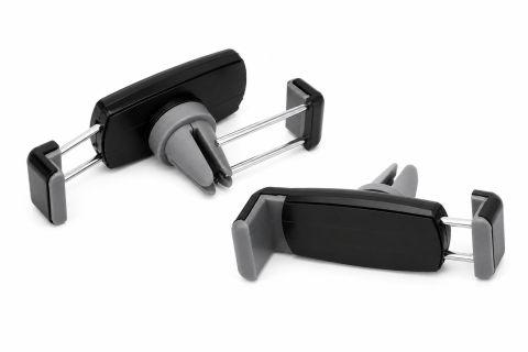 Set 2 suporturi auto negre pentru telefon 4,7-7,5 cm, extensibile [2]
