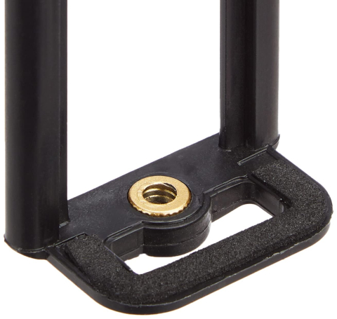 Set 2 suporturi telefon pentru trepied cu prindere 1/4 inch, clema reglabila pentru smartphone, montare orizontala si verticala [7]