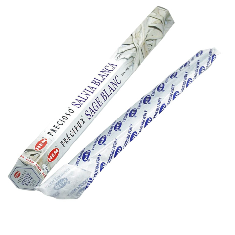 Set 20 betisoare parfumate salvie alba, aroma naturala purificatoare, aromaterapie, fumigatie, parfumare incapere, purificare aer [4]