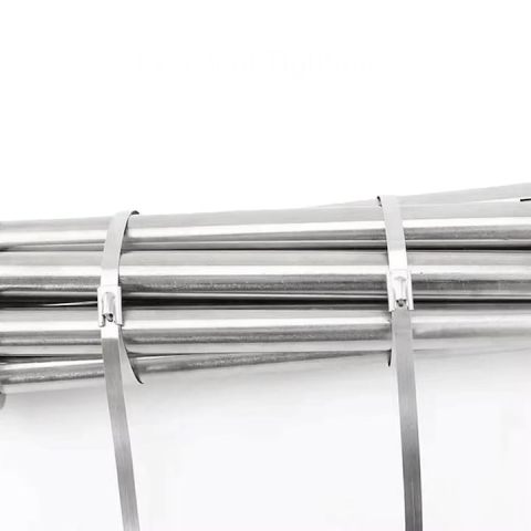 Set 20 bride metalice inox 250 mm, coliere autoblocante pentru fixarea cablurilor, conductelor si tevilor din otel inoxidabil [4]