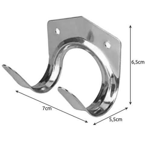 Set 20 carlige duble pentru unelte si scule, metalice, suporturi de perete pentru organizare atelier, gradina, garaj, 6.5 x 7 x 5.5 cm [7]