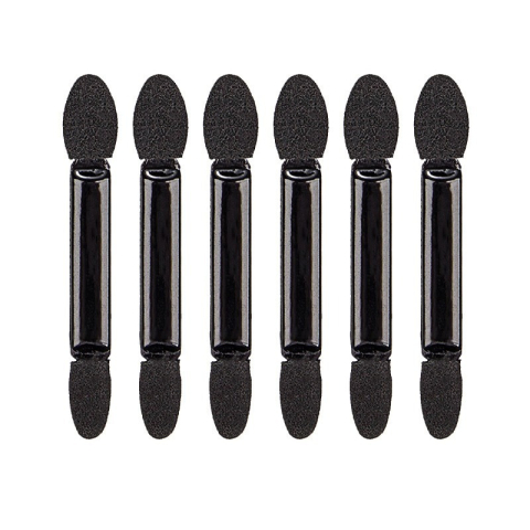 Set 20 de bureti pentru machiaj cu 2 capete, poliuretan si burete, negru [3]