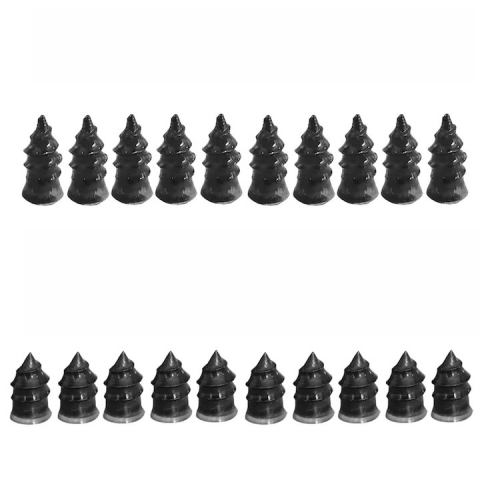 ARTICOLE AUTO - Set 20 dopuri, stifturi vulcanizare pentru anvelope, pana de cauciuc, 2 dimensiuni, 1.2x0.6 cm si 12x0.4 cm