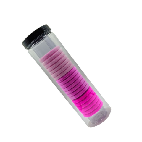 Uz casnic - Set 20 elastice pentru par, culoare roz – material premium din elastan, rezistent, elastic si delicat cu parul