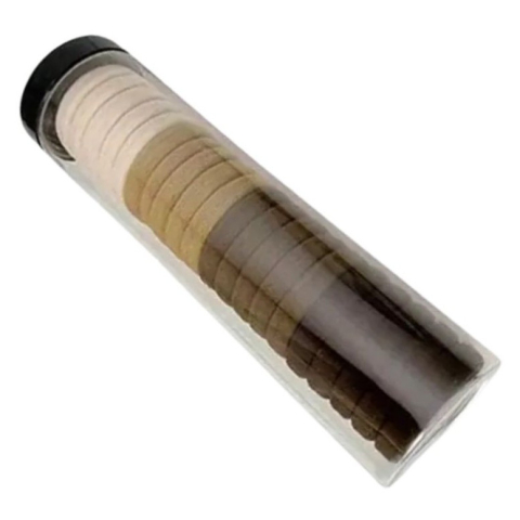 Set 20 elastice pentru par, culori maro inchis – maro – bej – crem – auriu – material premium din elastan, rezistent, elastic si delicat cu parul Acest set de 20 de elastice pentru par in nuante elega