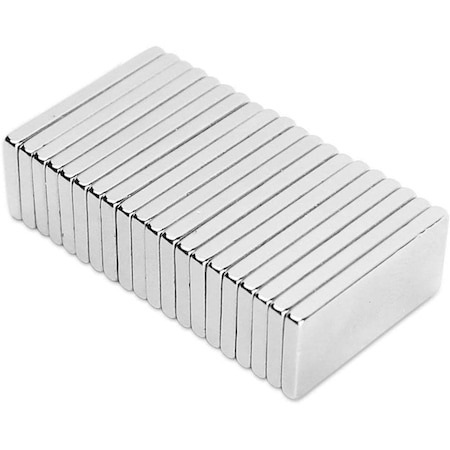 CASA & GRADINA - Set 20 magneti neodim, foarte puternici, 20x10x2 mm - Patrati