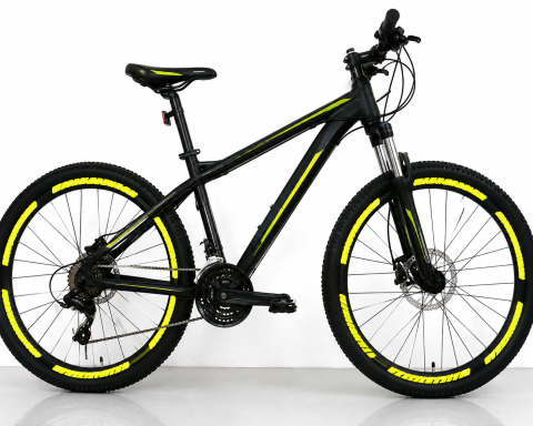 Set 20 stickere reflectorizante galbene pentru jante bicicleta 16-18 inch [1]