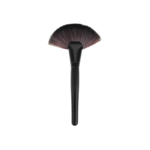 Set 24 pensule machiaj cu peri sintetici, gentuta depozitare, colectie completa pentru machiaj profesional, negru [6]