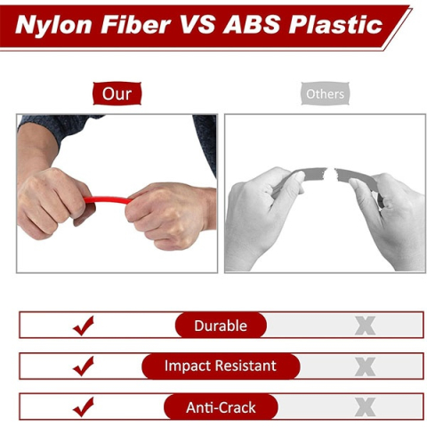 Set 25 unelte demontare interior auto, trusa demontare panouri, cleme si radio auto, plastic rezistent, rosu, cu geanta [8]